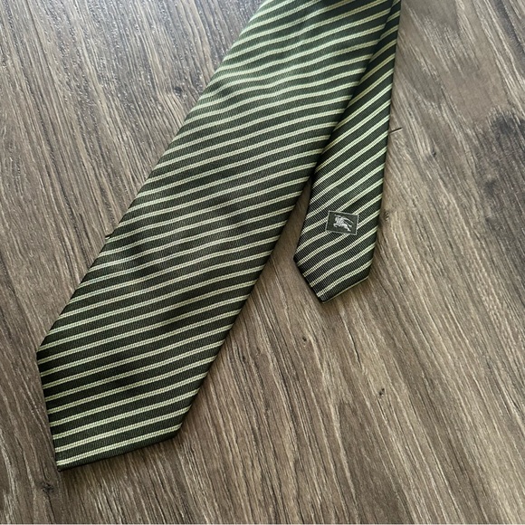 Burberry Other - BURBERRY Green Striped Tie
